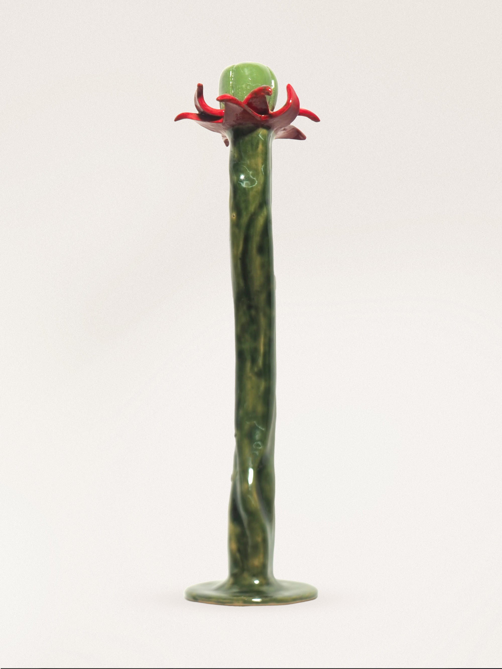 Portacandele in Ceramica d'artista: Flora