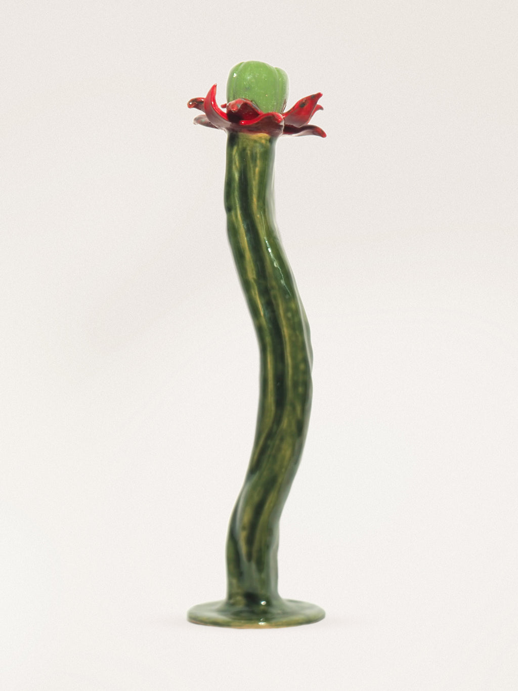 Portacandele in Ceramica d'artista: Flora