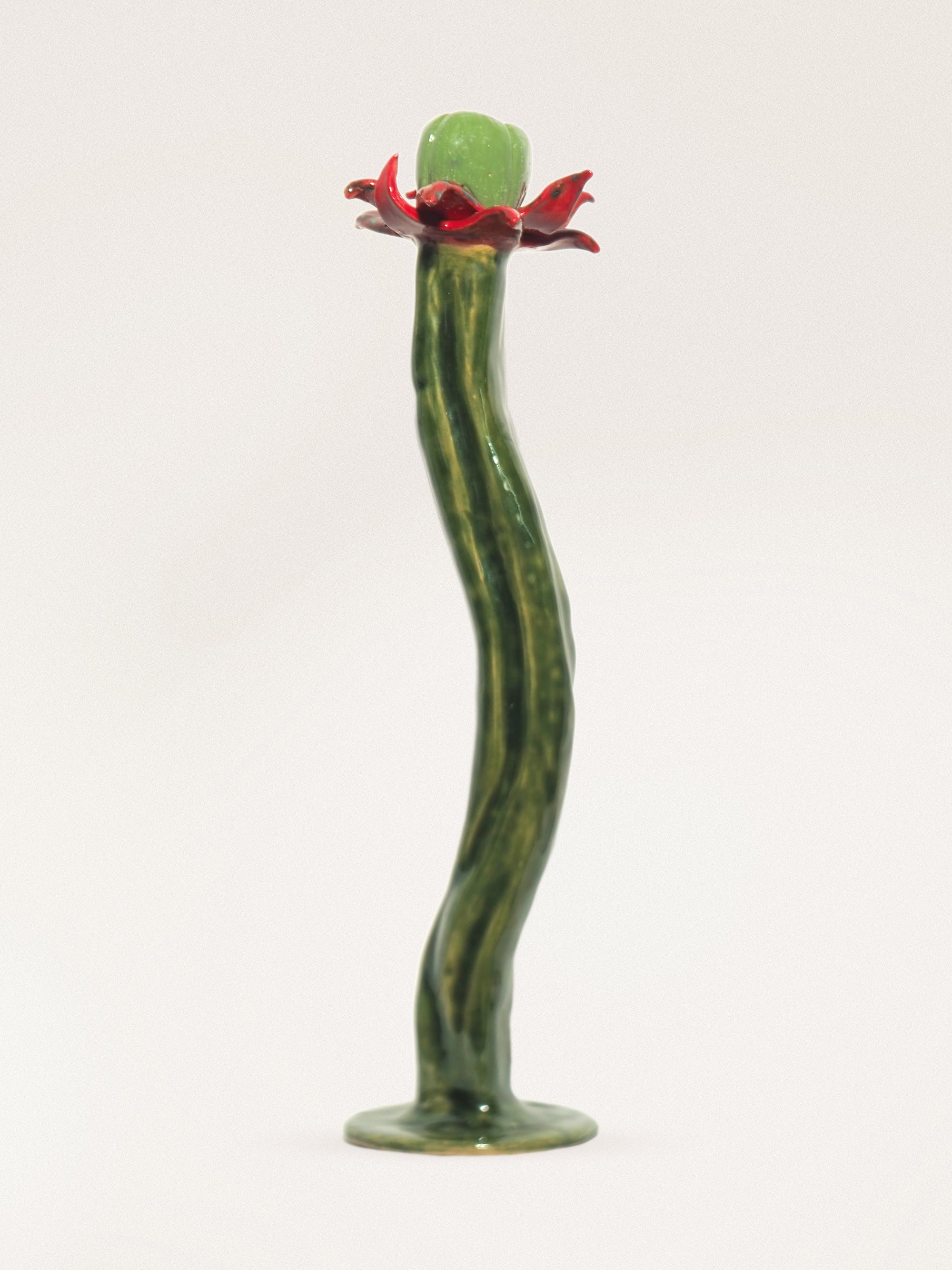 Portacandele in Ceramica d'artista: Flora